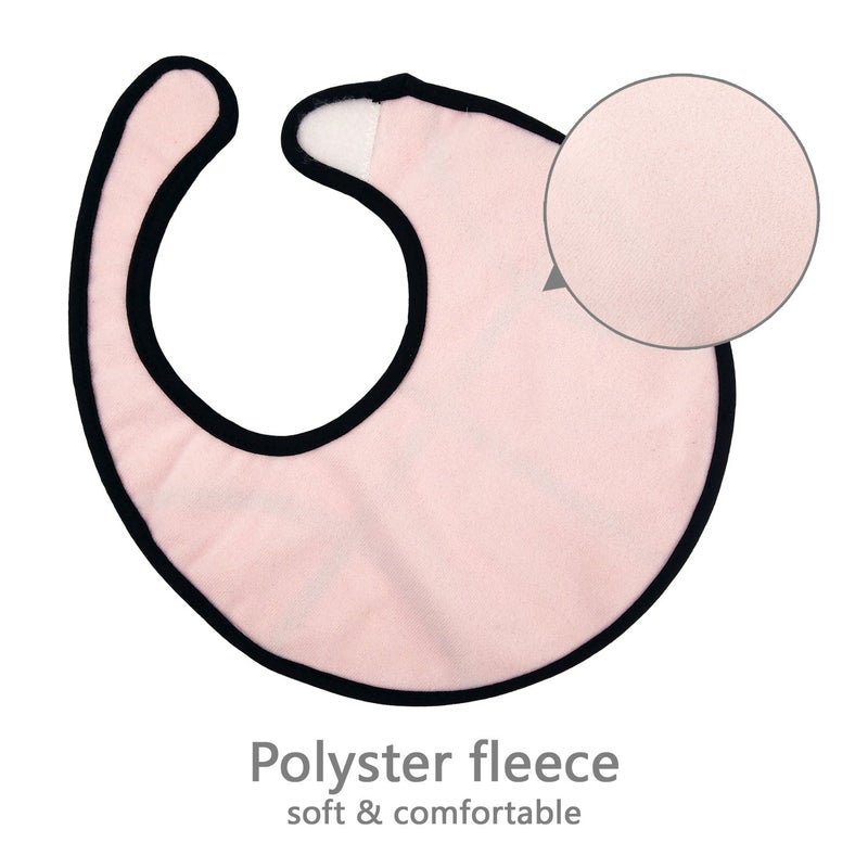 Zebrum Triple Layer Waterproof Baby Boy Sports Bibs Cotton Front Plastic Liner Polyester Fleece Back Highly Absorbent Drooling Burp Cloths with Snap for 6-36 Months Boys Girls for Baby Shower( Basketball) - Image 4